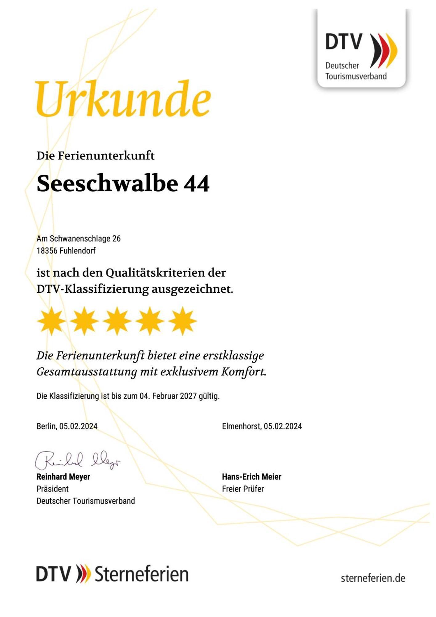 Ferienhaus Seeschwalbe 44 Fuhlendorf  Exterior photo